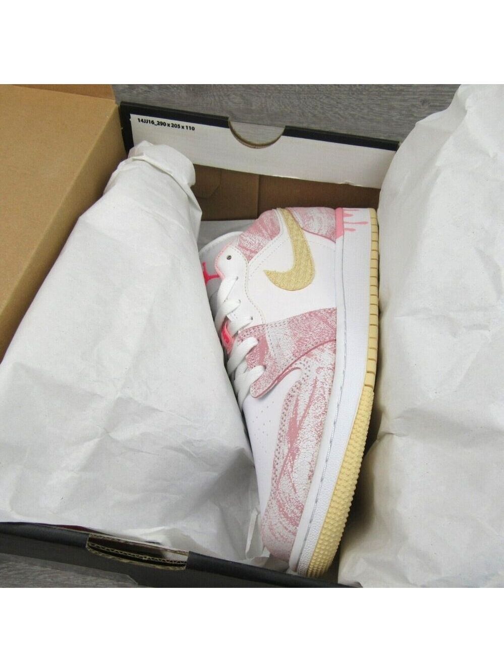 Air Jordan 1 Low Paint Drip GS Size 7Y / Womens 8.5 Sneakers NEW - Picture 13 of 16